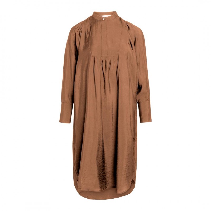 Diskret gammelklog Bulk Kjole fra Co'couture | Callum Volume Dress Suntan | MaMilla