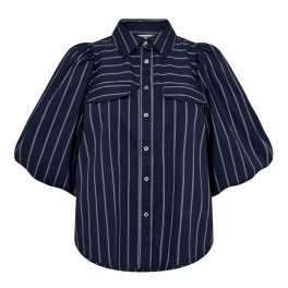 CoCoutureSebiStripePuffShirtNavy-20