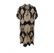 Black Colour Luna SS Kaftan Tunic Black Lotus