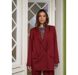 Black Colour Zarra Oversize Blazer Wine