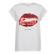 Co'Couture The Kiss Tee White/Flame