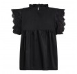 Co'Couture Tia Anglaise Top Black