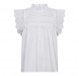 Co'Couture Tia Anglaise Top White