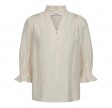 Co'Couture Cassandra SS Blouse Off-white
