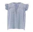 Continue Lilly Stripe Top Blue Stripe