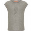 Coster Copenhagen T-shirt Burn-out Wing Light Grey Melange