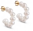 Enamel Copenhagen Pearlie Chunky Hoops Pearl