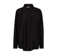 Freequent Bowy Shirt Black w. Black 