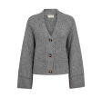 Freequent Money Cardigan Medium Grey Melange