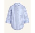 Love & Divine Shirt White/Blue Stripe 