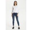 My Essential Wardrobe 31 The Celinazip 100 Slim Y Medium Blue Vintage Wash L28