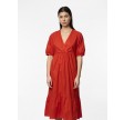 Pieces Manon 2/4 Midi Dress Poinciana 