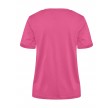 Pieces Ria SS Fold Up Solid Tee Noos BC Shocking Pink