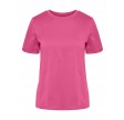 Pieces Ria SS Fold Up Solid Tee Noos BC Shocking Pink