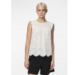 Pieces Vilde SL Top NOOS Bright White