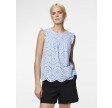 Pieces Vilde SL Top NOOS Cashmere Blue