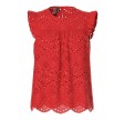 Pieces Vilde SL Top NOOS Poppy Red