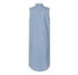 Sisters Point Osa Long Dress Light Blue Wash