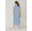 Sisters Point Osa Long Dress Light Blue Wash