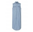 Sisters Point Osa Long Dress Light Blue Wash