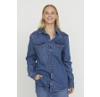 Sisters Point Osa Shirt Mid Blue Wash