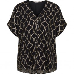 Bruuns Bazaar Scome Phineas Blouse Black