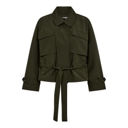 Co'Couture Elba Crop Jacket Army