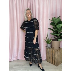 Co'Couture Lora Lace Dress Black