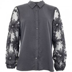 Costamani Paris Lace Shirt Black