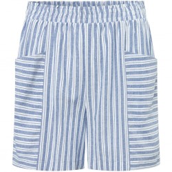 Depeche Beate Shorts Blue Yarndye Stripe