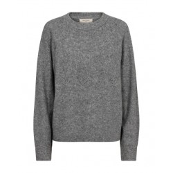 Freequent Galaxy Pullover Dark Grey Melange 