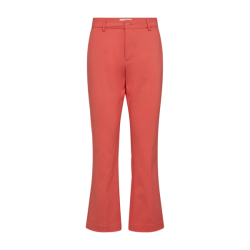 Freequent Isadora Ankle Pants Bootcut Hot Coral