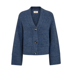 Freequent Money Cardigan Navy Blazer Melange