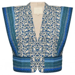 Gossia Anina Vest Blue Flower