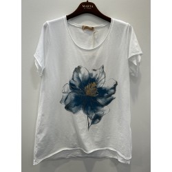 Marta du Cháteau Marie T-shirt Light Blue Flower