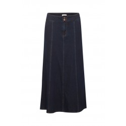 My Essential Wardrobe Lara 115 Skirt Dark Blue Un-Wash 