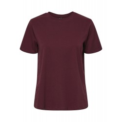 Pieces Ria SS Solid Tee JRS Noos BC Tawny Port