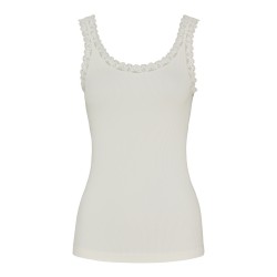 Tim & Simonsen Frida Rib Top Ivory